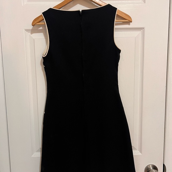 La Belle Black Dress with White Trim - Picture 5 of 7